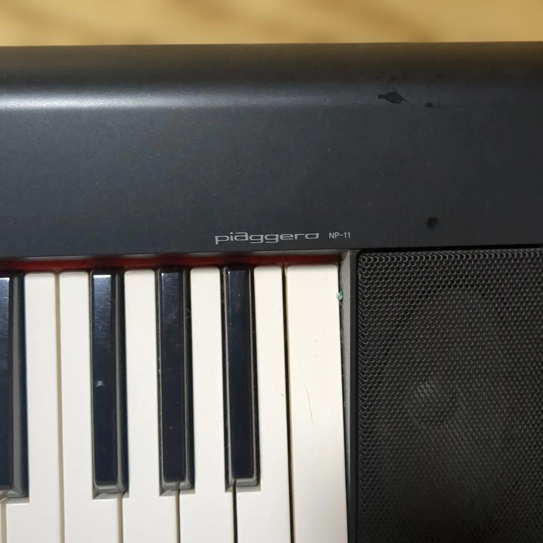 YAMAHA piaggero NP-11 電子キーボード ペダル付動作確認OK
