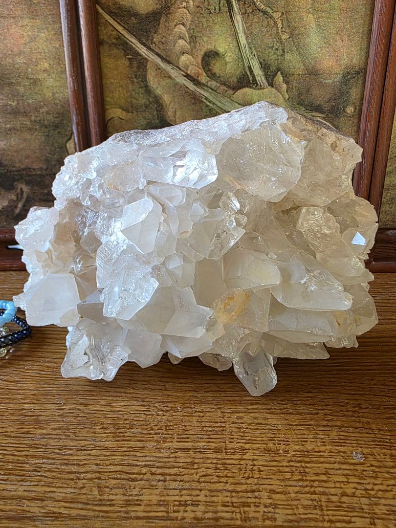 【3,9kg】特大水晶 ピンククラスター 原石