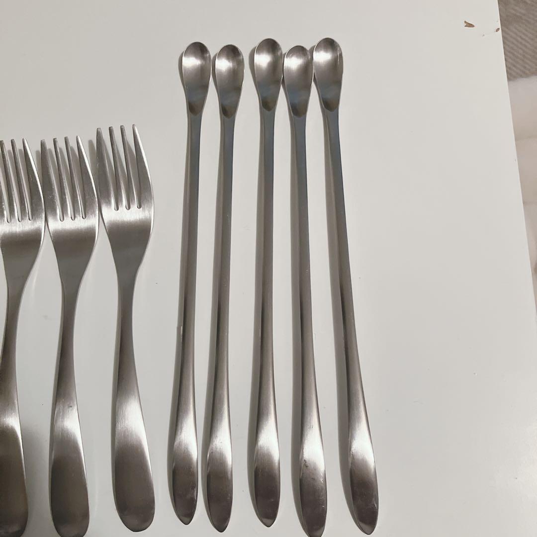 燕15本 スプーン大10 フォーク大10 マドラー5