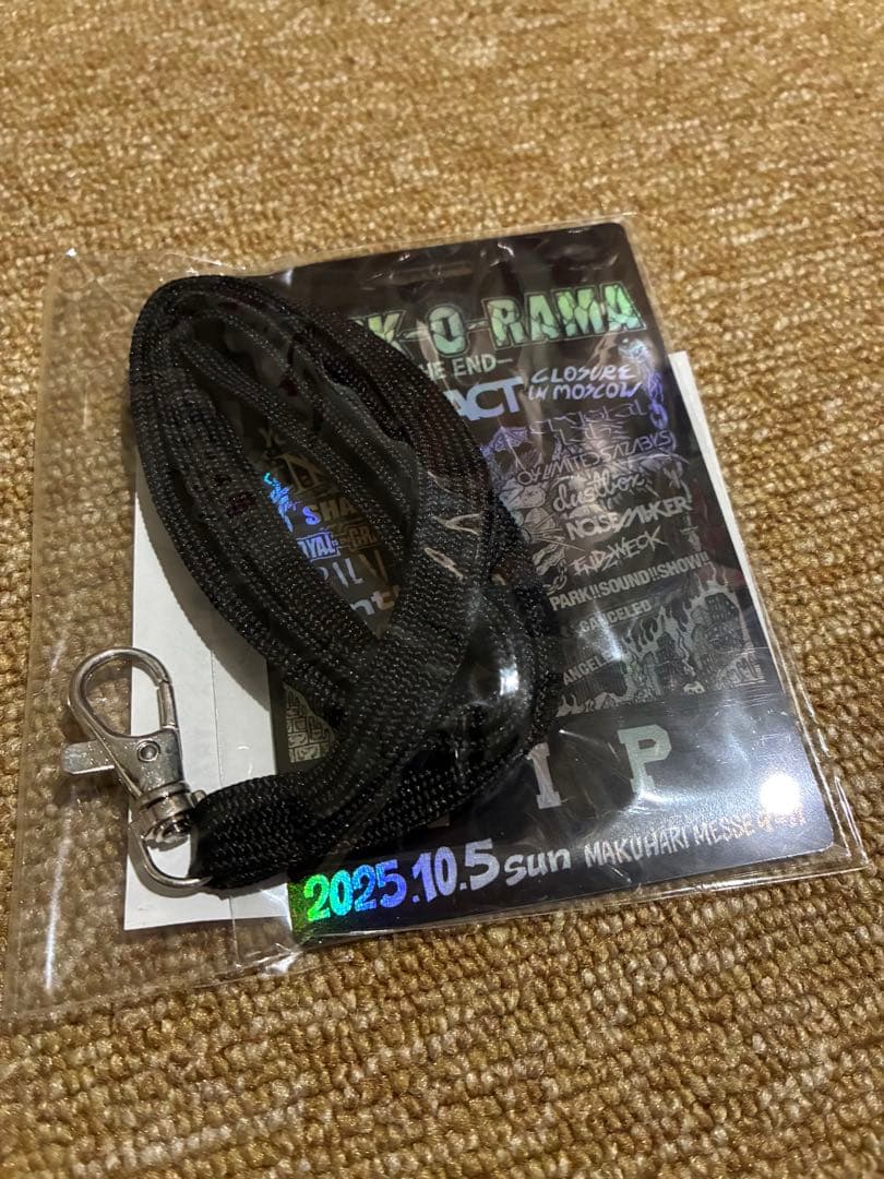 【セット販売】FACT ROCK-O-RAMA VIPパス＋Tシャツ＋クローク袋