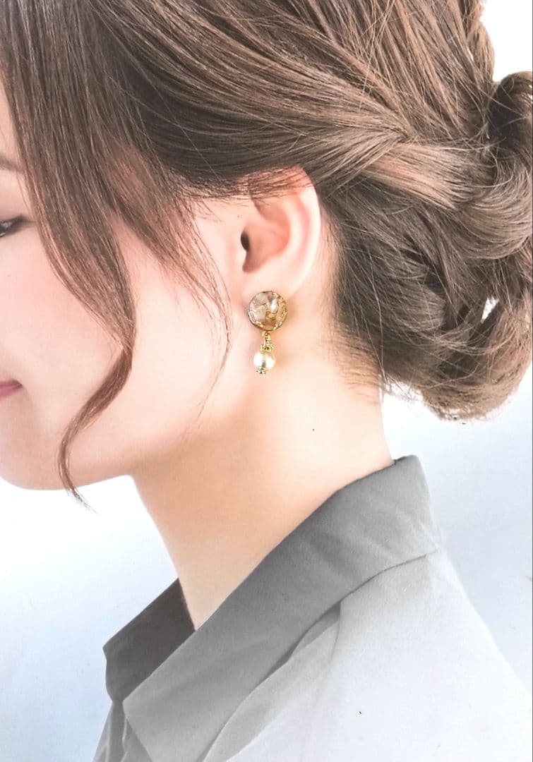 《k.f様製作ご依頼品》①確認用　サージカルステンレスピアス