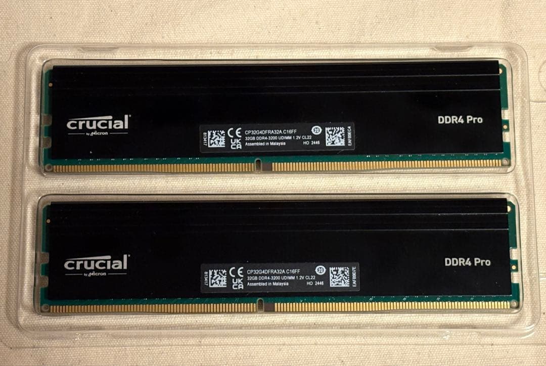 Crucial Pro DDR4-3200/UDIMM 64GB(32GB×2)
