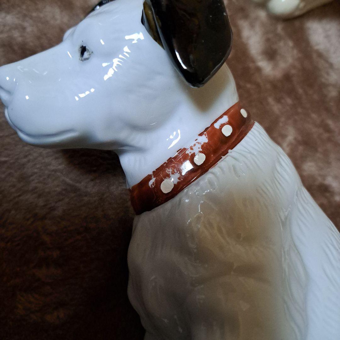ビクター犬　ニッパー君　大きさ色々　陶器製　昭和レトロ　爪あり