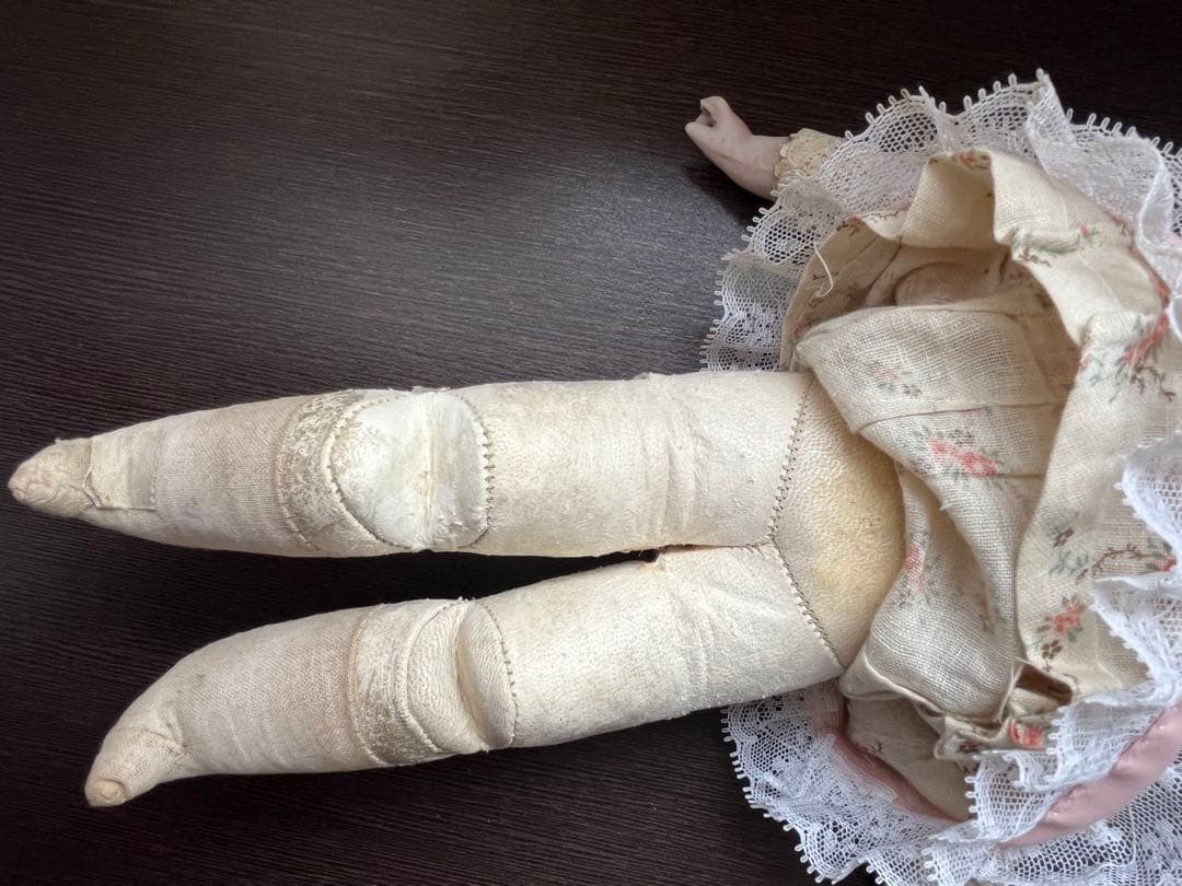 ▪︎アンティークドール▪︎ケストナー154 ▪︎28cm ▪︎難あり▪️スタンド付き