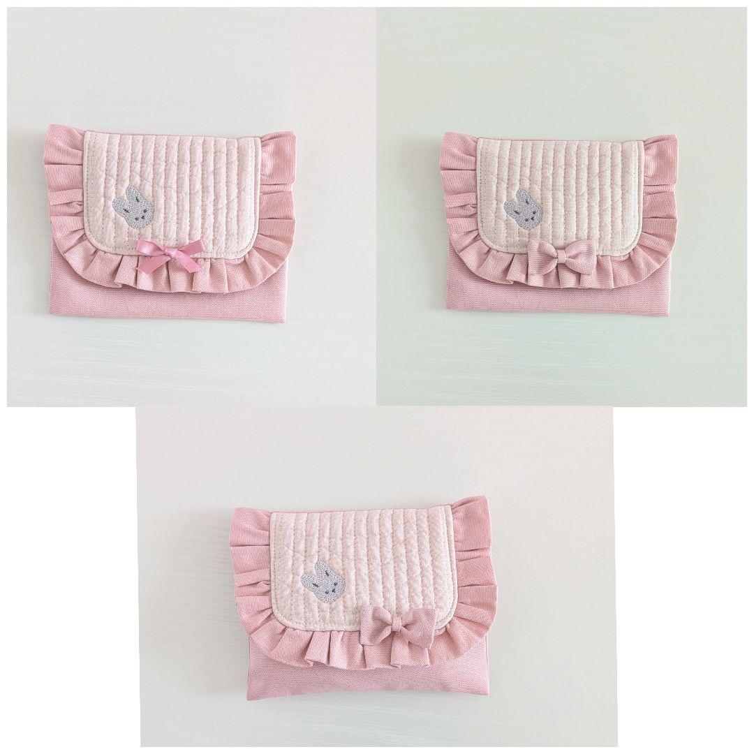 ハンドメイド入園入学セットレッスンバックお着替え袋上履き袋ランチセットうさぎヌビ