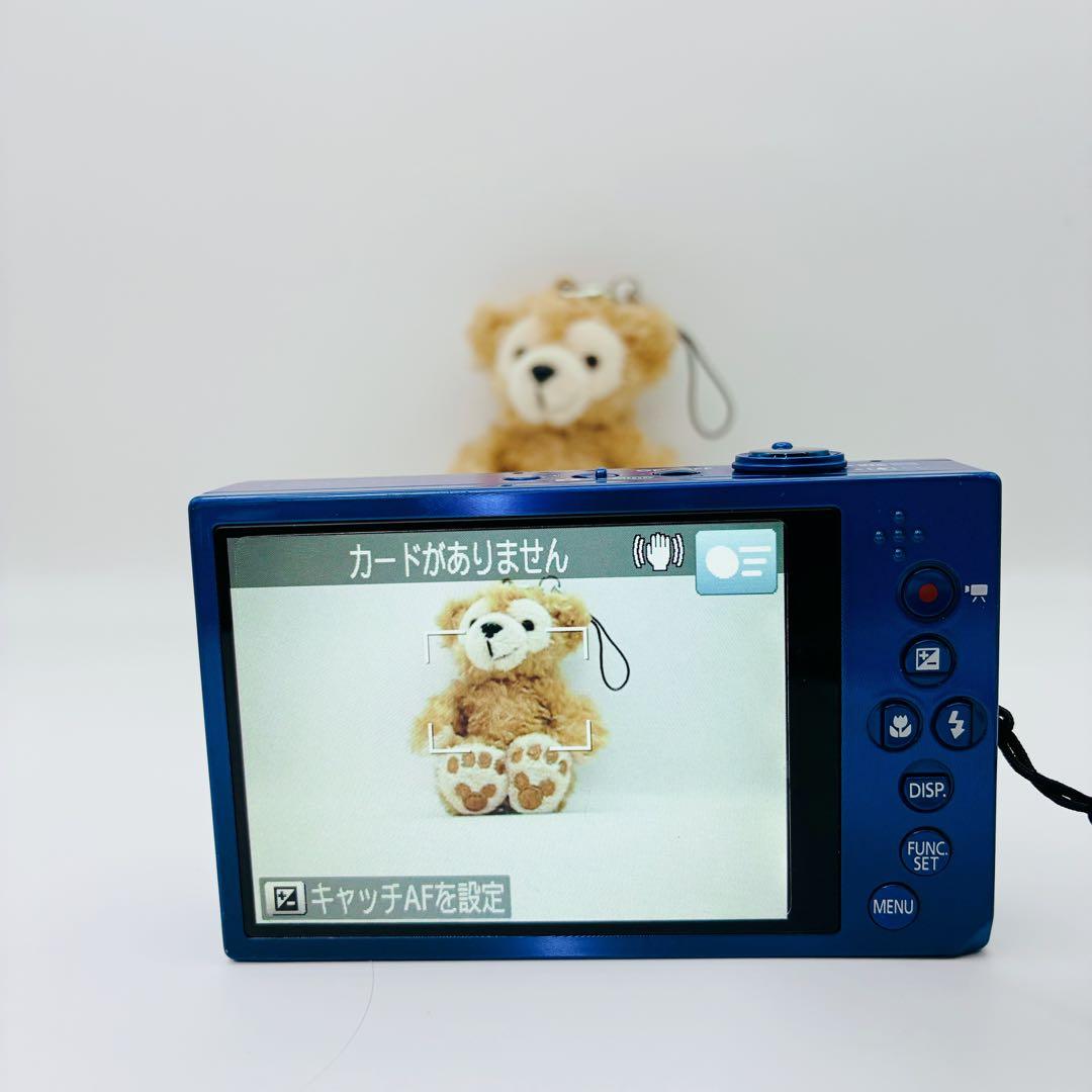 【稼働品】 Canon IXY3 イクシー3 ブルー 充電器 ケース 三脚付き