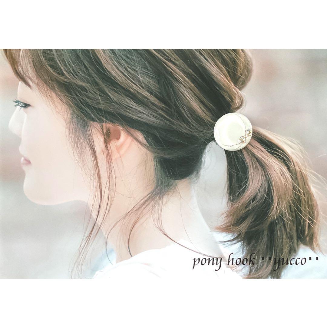 あ～ちゃん様⋆˙⟡お取り置き【レジン＊ポニーフックヘアゴム帯留め】計5点