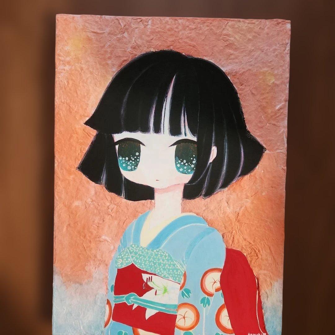 作家様 少女画 人物画 3点セット