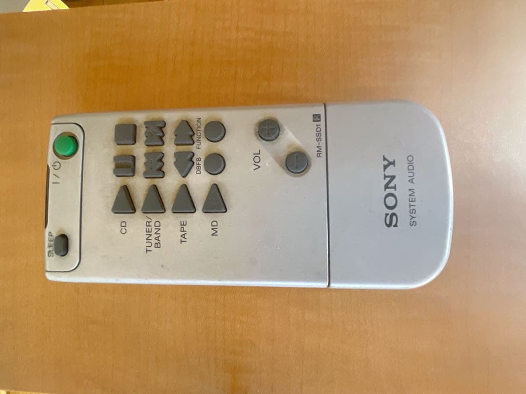 ⭐︎ジャンクセール⭐︎MDS-SD1 SONY CD・MD・デッキウッドスピーカー付