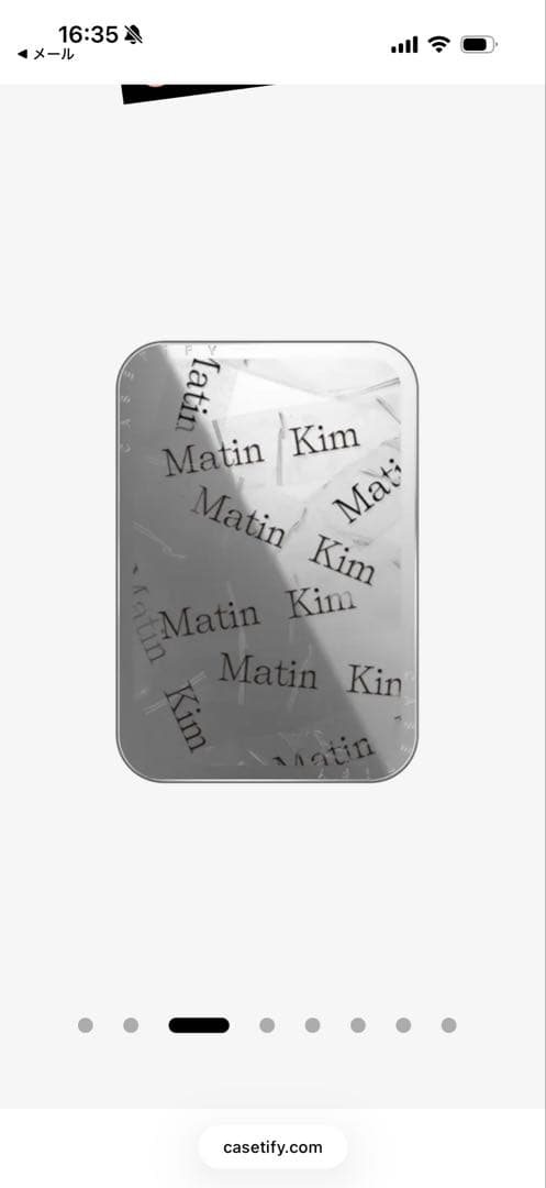 iPhoneアクセサリー MATIN KIM TAPE CARDHOLDER STAND