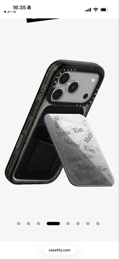 iPhoneアクセサリー MATIN KIM TAPE CARDHOLDER STAND
