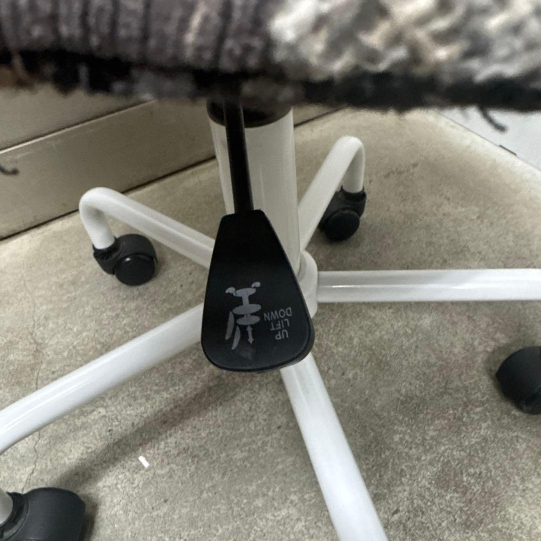 パソコンチェア オフィスチェア デスクチェア パッチワーク 昇降式 北欧