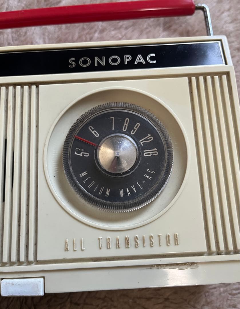 【昭和レトロ】SHARP SONOPAC トランジスタラジオ レコードプレーヤー