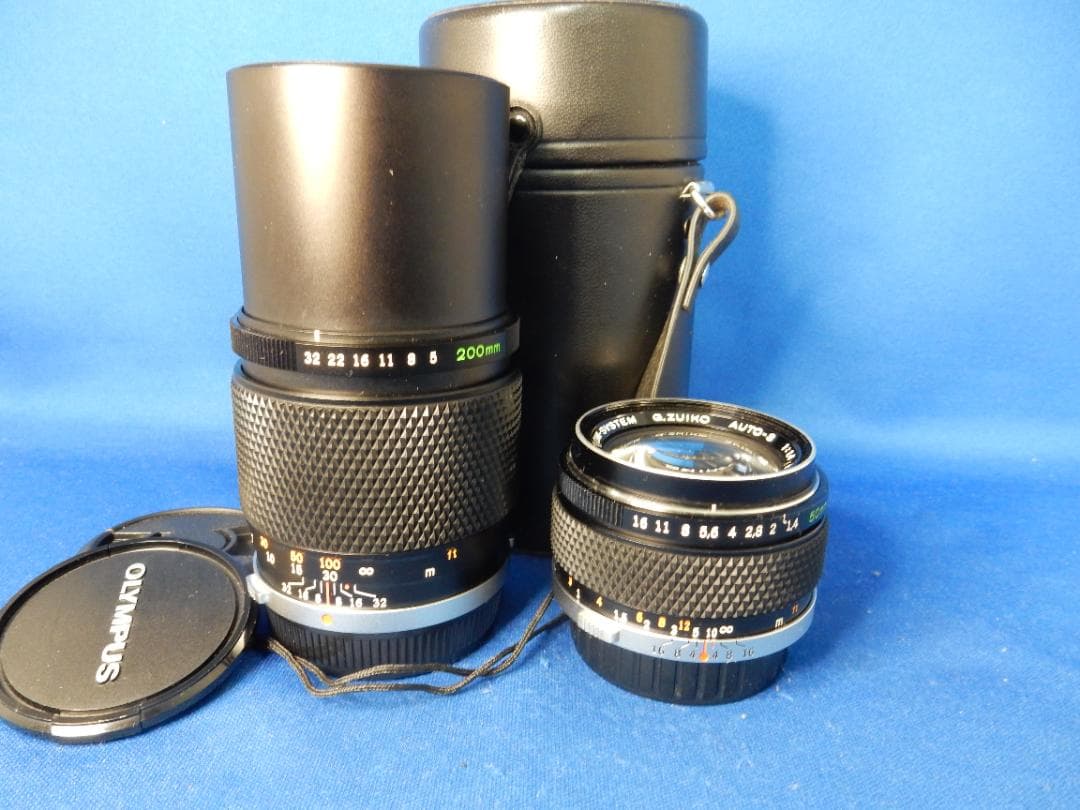 #2785 OLYMPUS OM-1 レンズx2 その他付属品多数