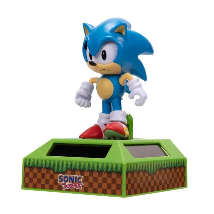 ソニック ソーラー式 足踏み フィギュア ディスプレイ