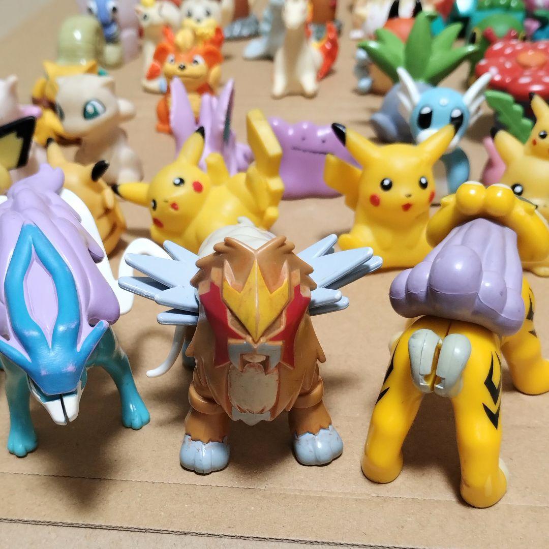 初期？　レア？　ポケモンキッズ　指人形　82個＋α　まとめ売り　ピカチュウ