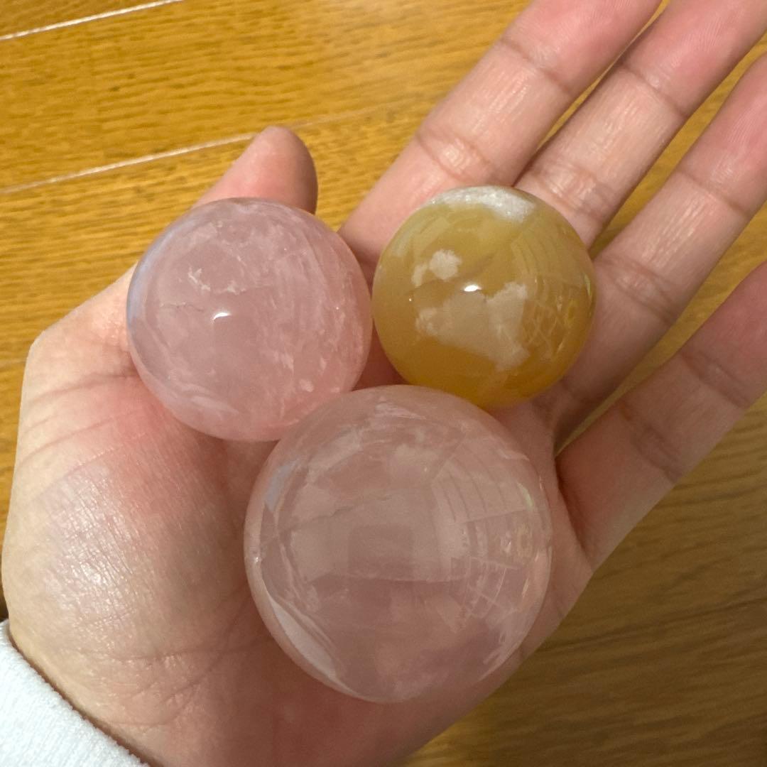 天然石 ミニスフィア まとめ売り