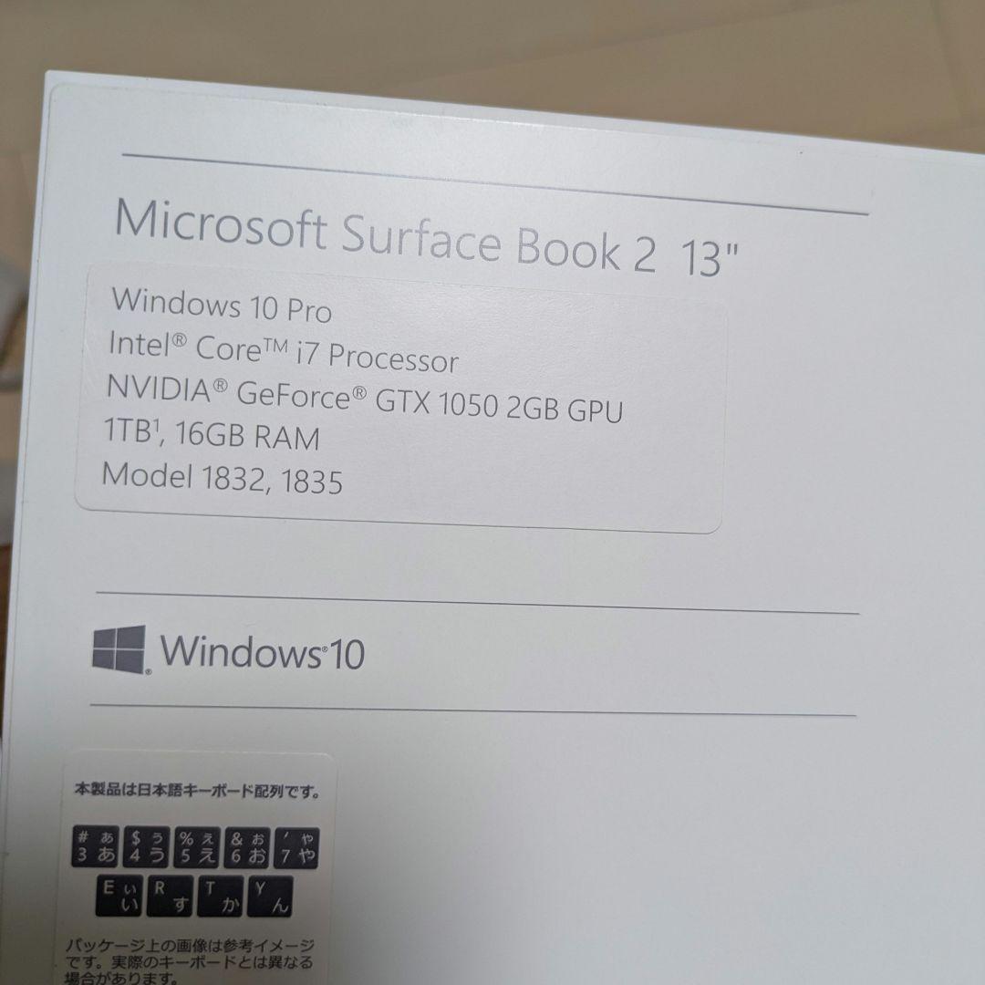 美品☆16G！1テラ☆Microsoftマイクロソフト SurfaceBook2