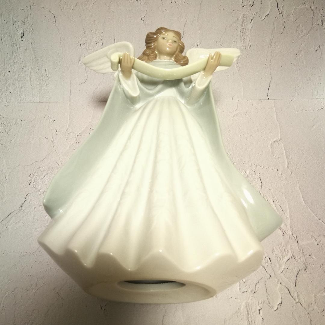 リヤドロ  楽譜を持つ天使  ブルー  LLADRO 5719