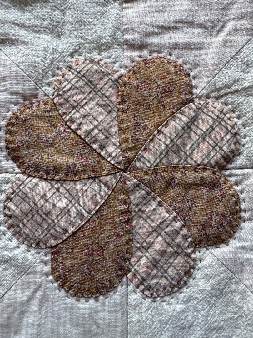 ハンドメイド パッチワーク 大判サイズ ベッドカバー マルチカバー