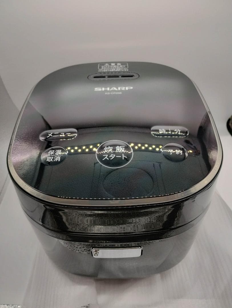 シャープ 炊飯器 3合 マイコン KSCF05BB KS-CF05B-B
