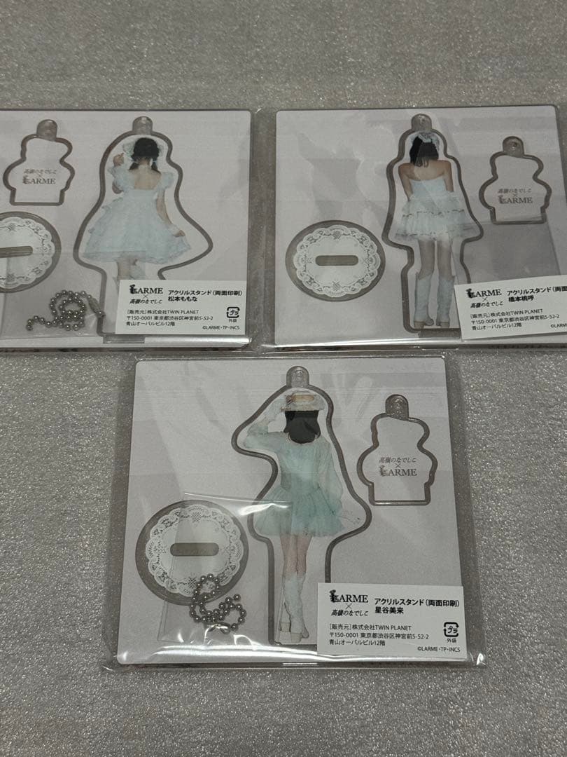 高嶺のなでしこ　LARME　アクリルスタンド　両面印刷