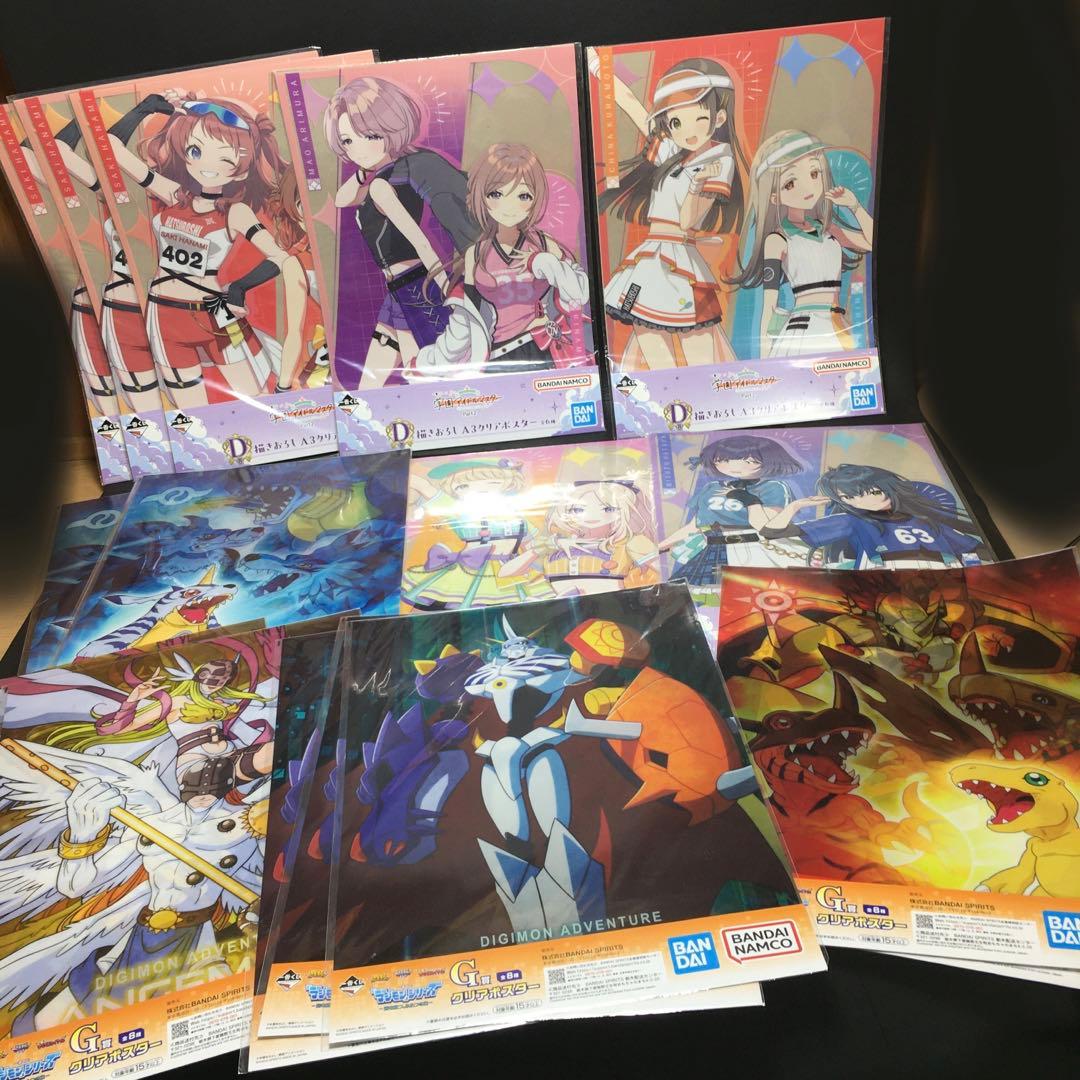 アニメビジュアルボード、ビジュアルシート等　大量まとめ売り 約275枚