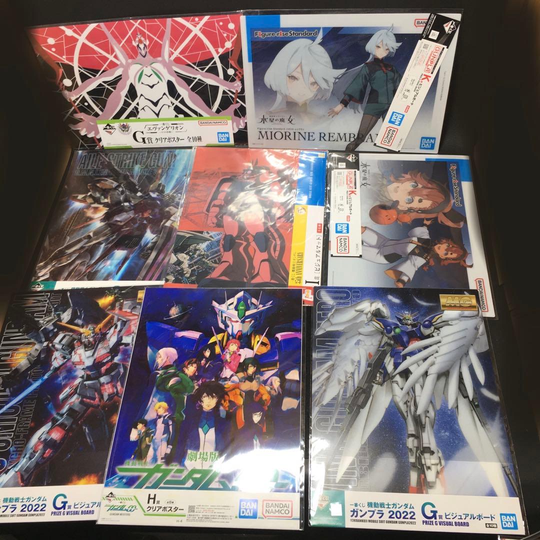 アニメビジュアルボード、ビジュアルシート等　大量まとめ売り 約275枚