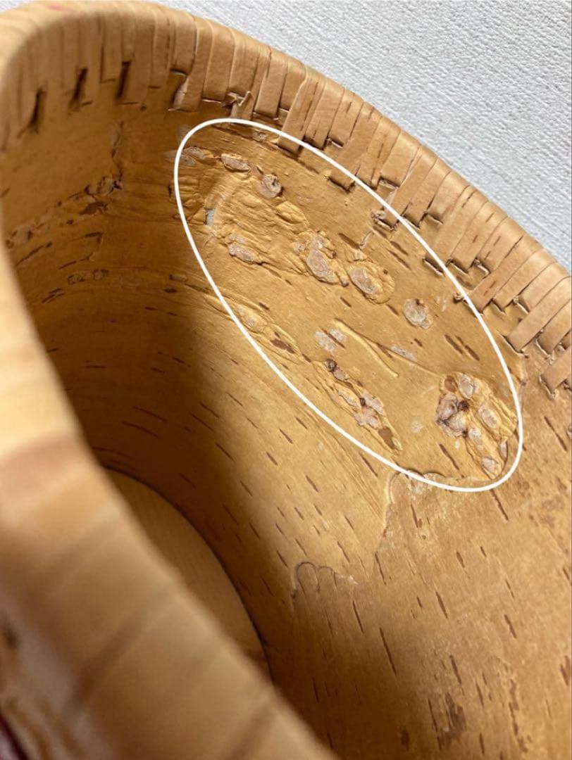 ロシア雑貨☆白樺工芸 ベレスタ 『ガマズミ』収納boxオーバル型 マトリョーシカ