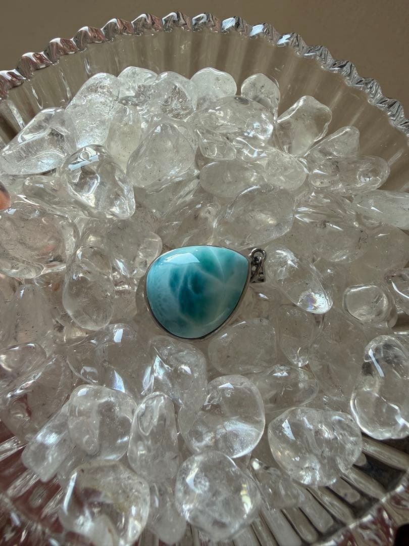 ラリマーペンダントトップ s925