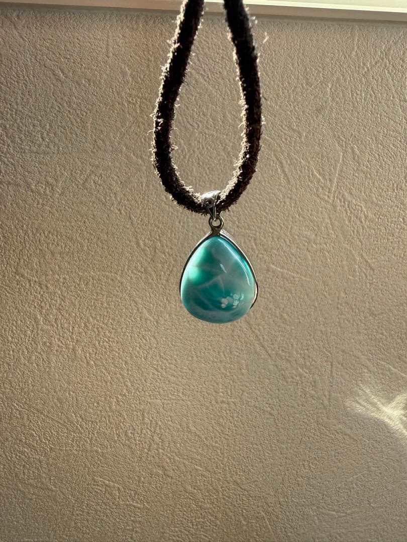 ラリマーペンダントトップ s925