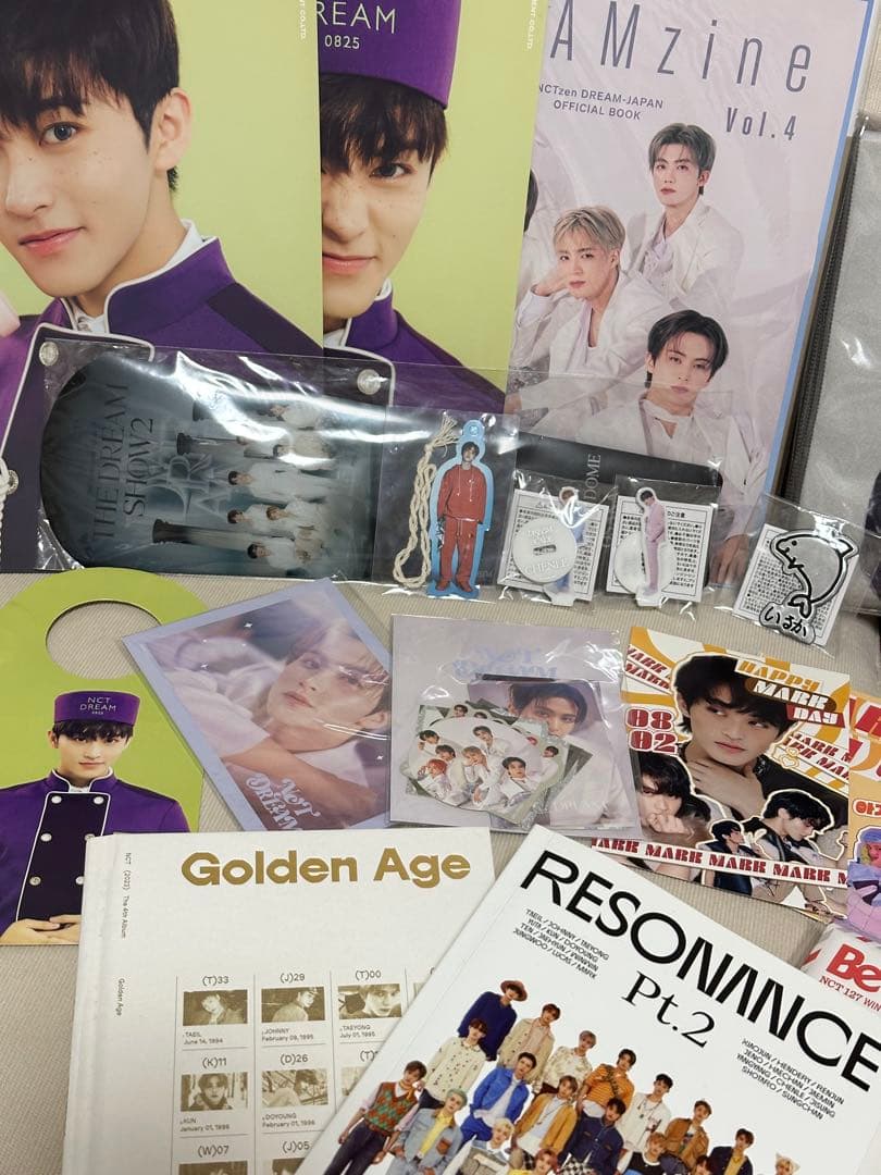 nctdream nct127 グッズ　アルバム　うちわまとめ　マーク　トレカ