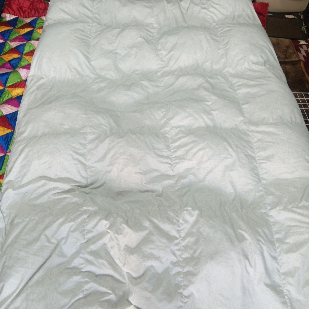 羽毛掛け布団 西川販売150x210cmシングル ダウン85%　中羽毛1.3 ㌔