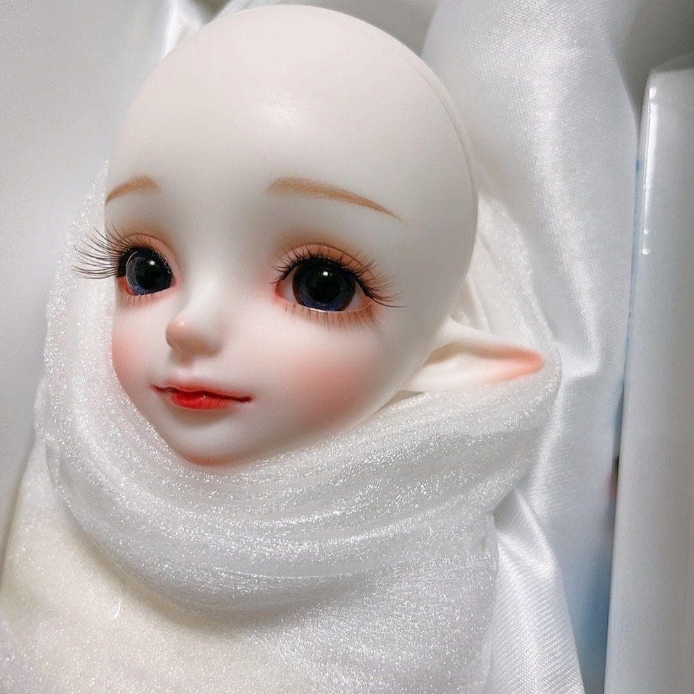 BJD 1/6ドール フルセット 本体 エルフ耳 球体関節人形 メイク済 眼球
