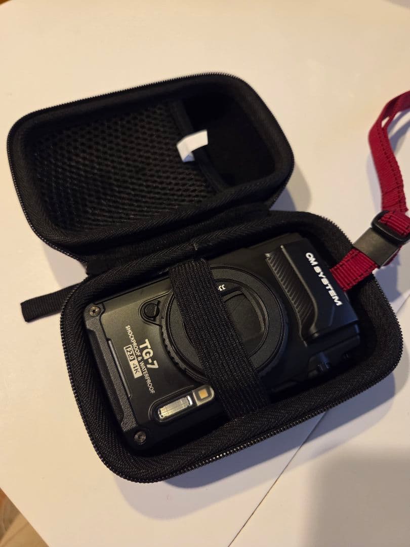 【龍音】OLYMPUS TG-7 ブラック ケース・レンズカバー等付