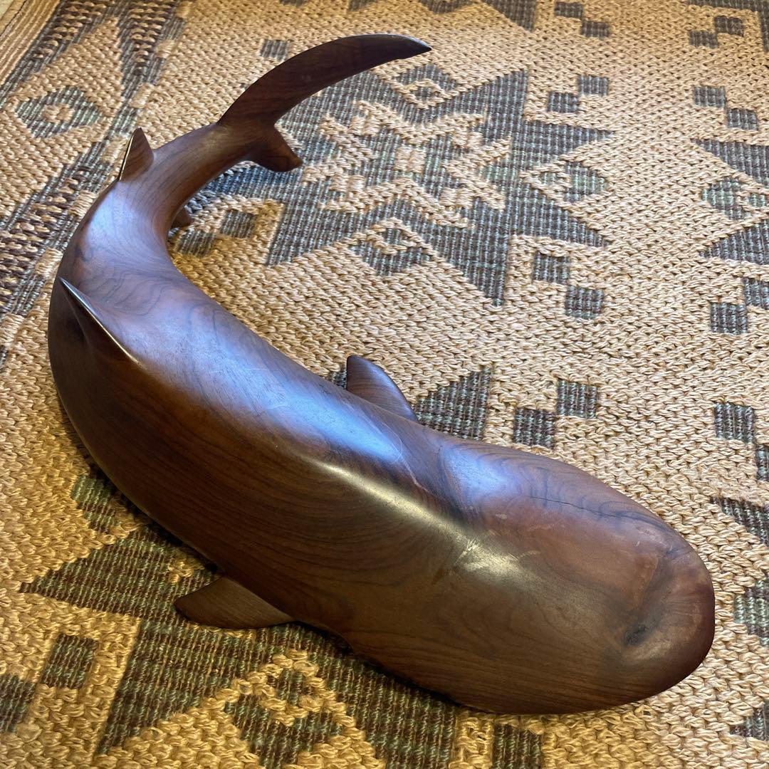 ソロモン諸島 ジンベイザメ 木彫り サメ シャーク 彫刻