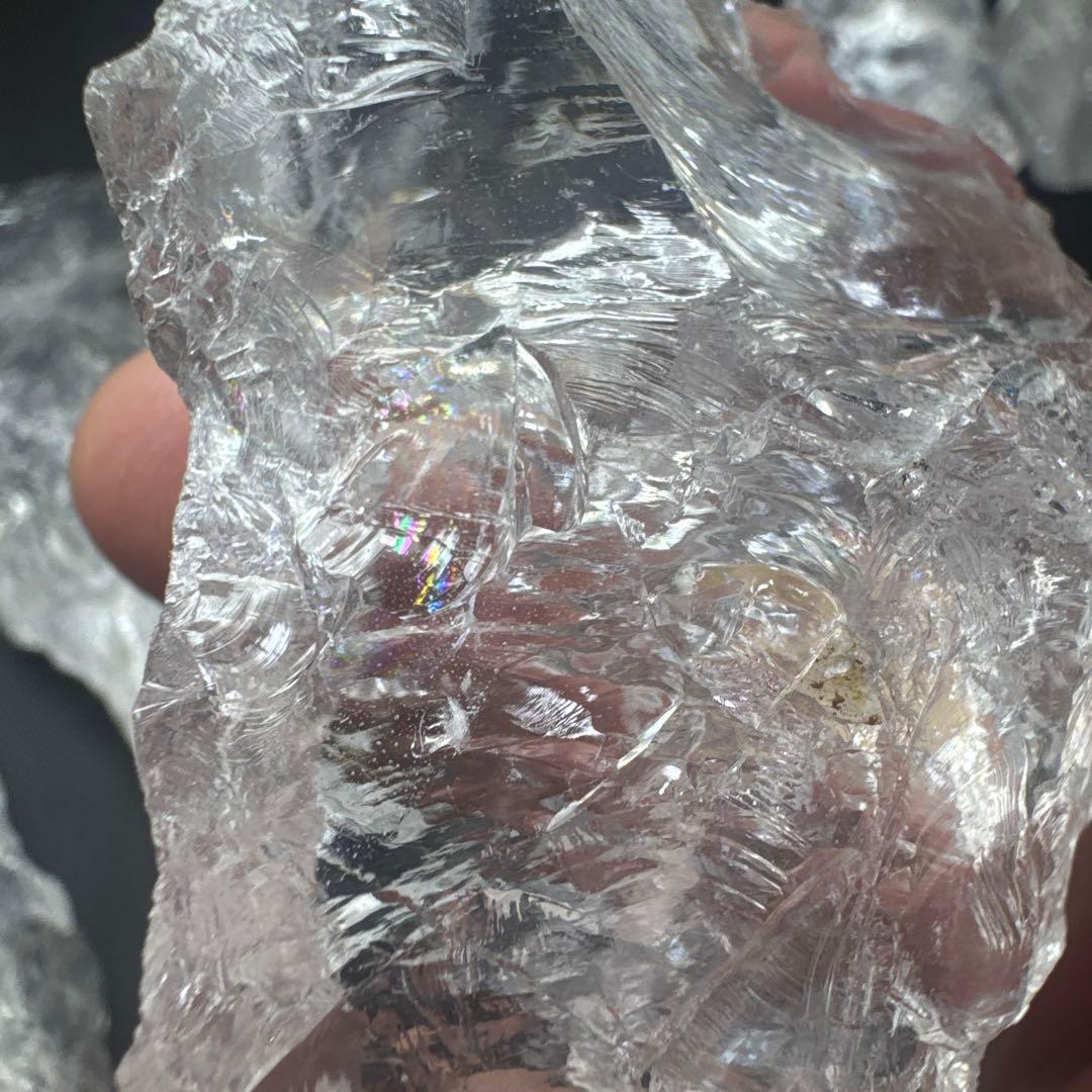 ヒマラヤ水晶 かちわり原石 約2.3kg まとめ売り 虹あり