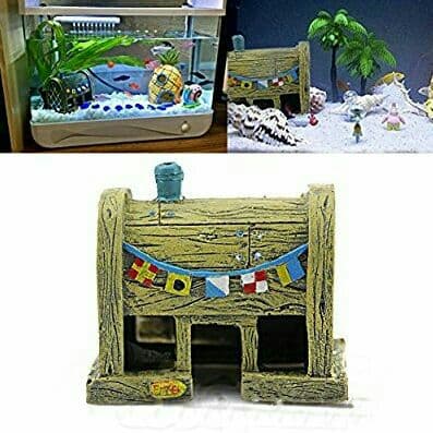 アンティーク風水槽内装飾品(アクアリウムオーナメントオブジェ、洞窟的な魚の家)