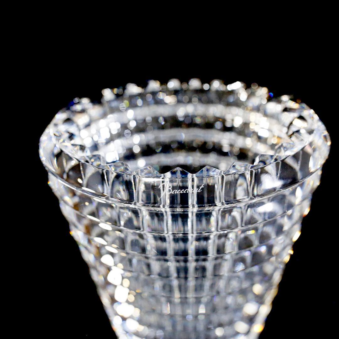 【極美品 送料込み】バカラ アイ フラワー ベース クリアー 花瓶