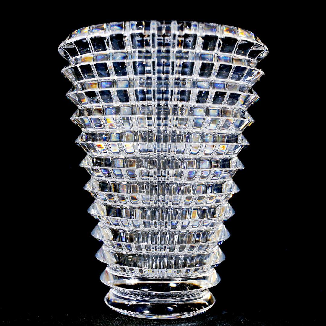 【極美品 送料込み】バカラ アイ フラワー ベース クリアー 花瓶