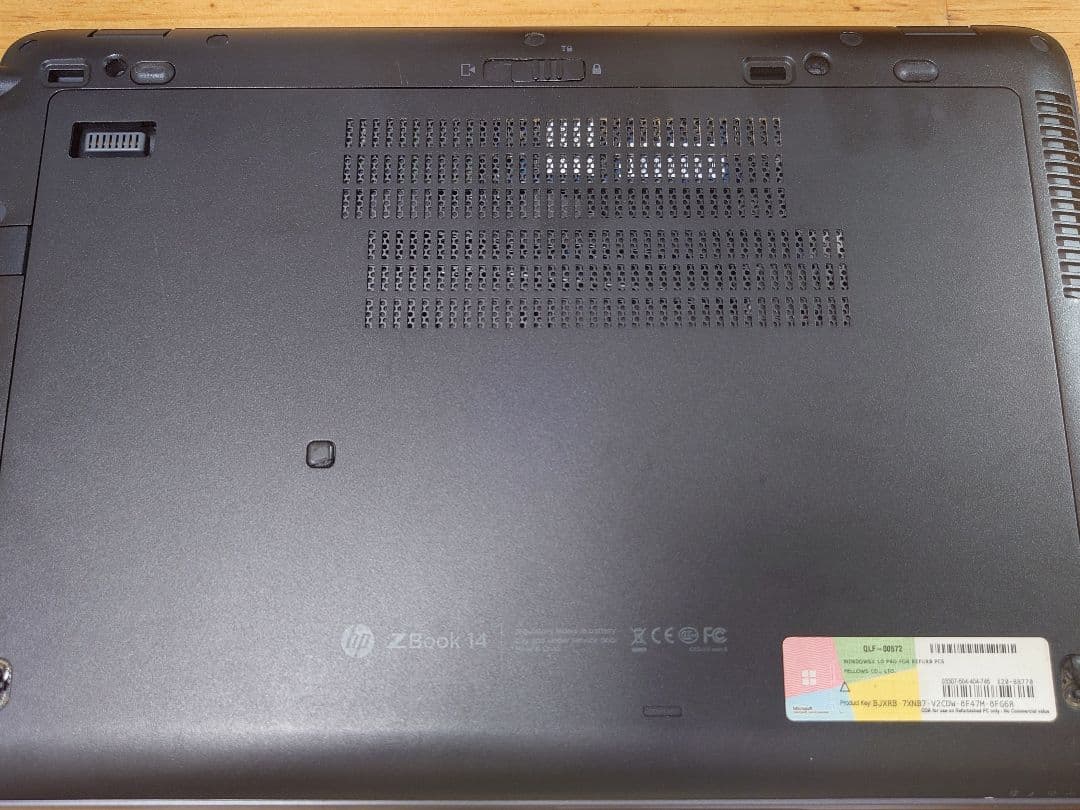 値下げ! HPZBook14 i7 メモリ16GB SSD256 HDD512