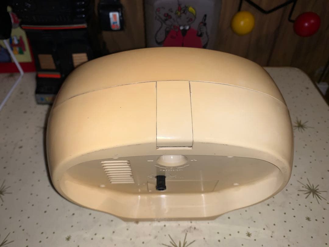 昭和レトロ　動作品　SEIKO セイコー　電池式　置時計　スペースエイジ