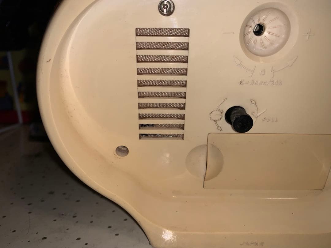 昭和レトロ　動作品　SEIKO セイコー　電池式　置時計　スペースエイジ