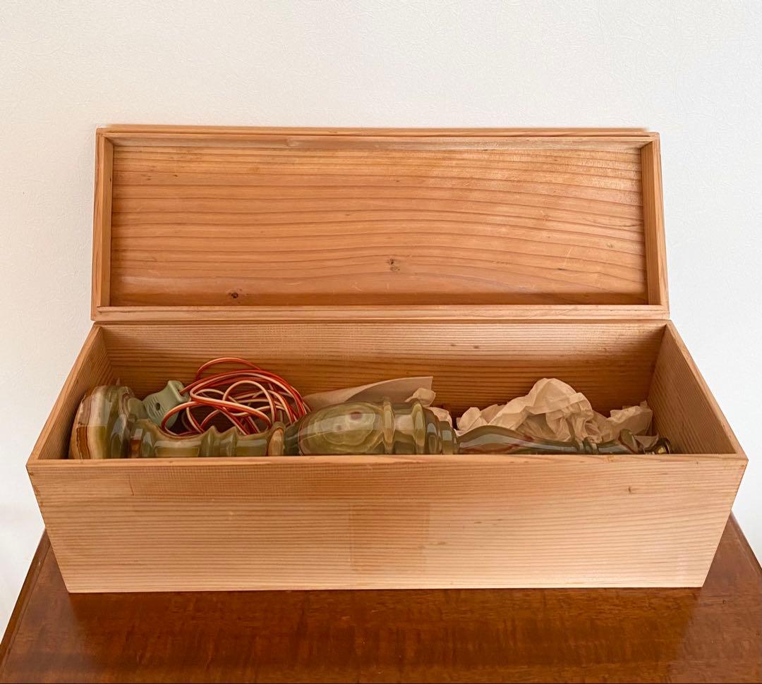 【美品】80sヴィンテージランプ オニキス madein パキスタン ベースのみ