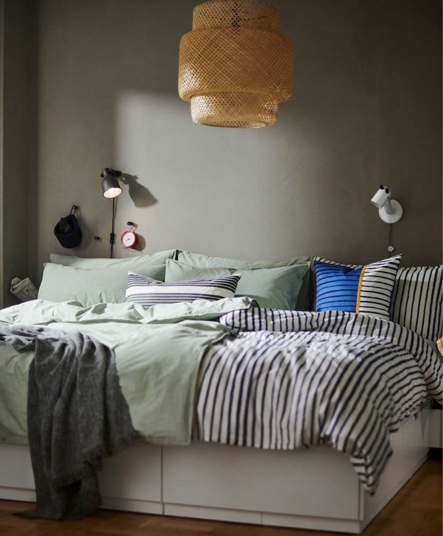 IKEA スィネリグ ペンダントランプ 50cm⭐︎竹の可愛いランプ