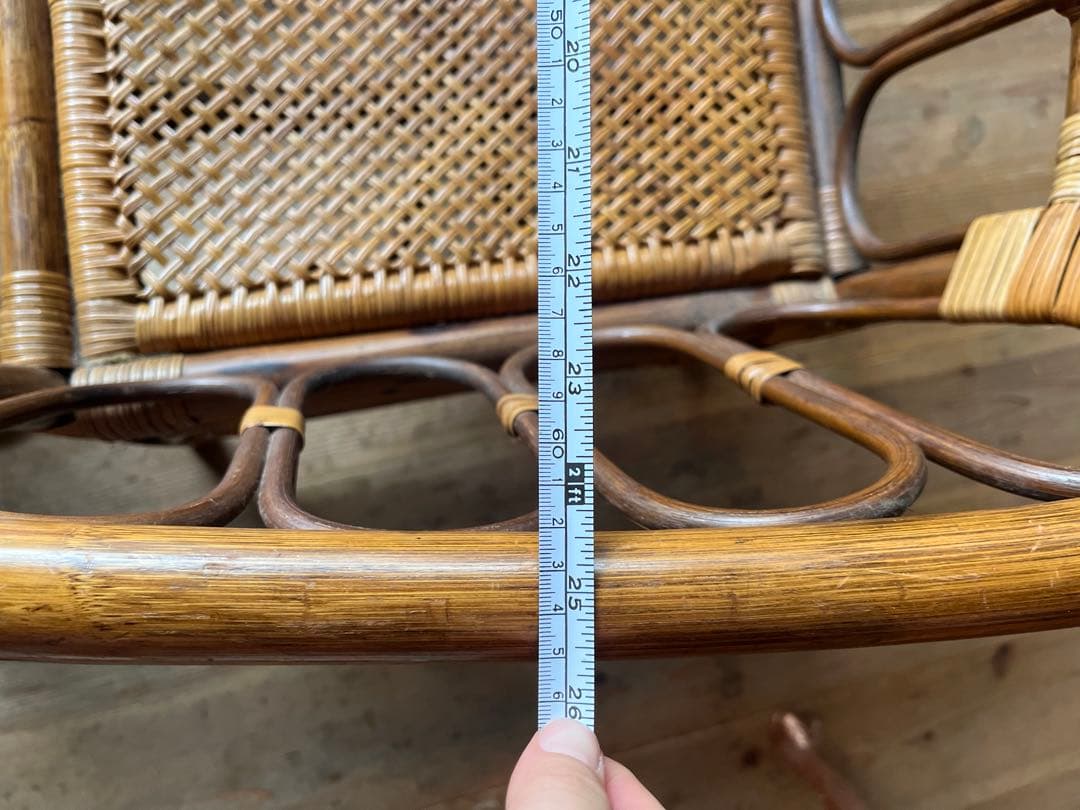 マルニ ラタン 籐 アームチェア 椅子 インテリア