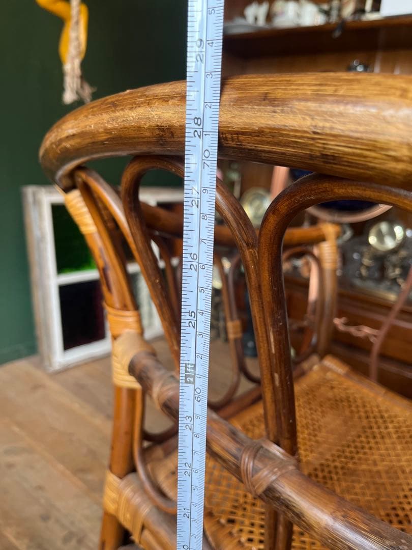 マルニ ラタン 籐 アームチェア 椅子 インテリア