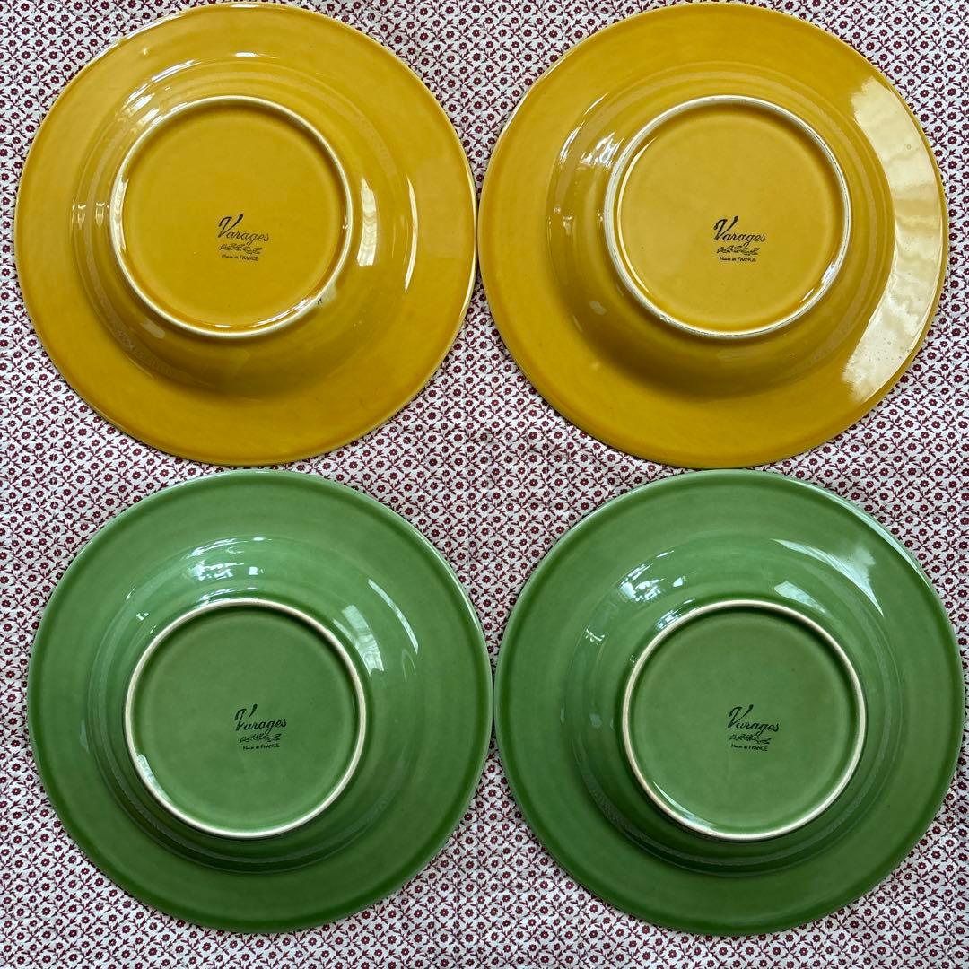 【新品】ヴァラージュ Varages フランス プレート スープ皿 ヴィンテージ