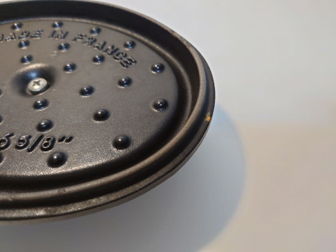 ストウブ ココット オーバル 17cm ブラック