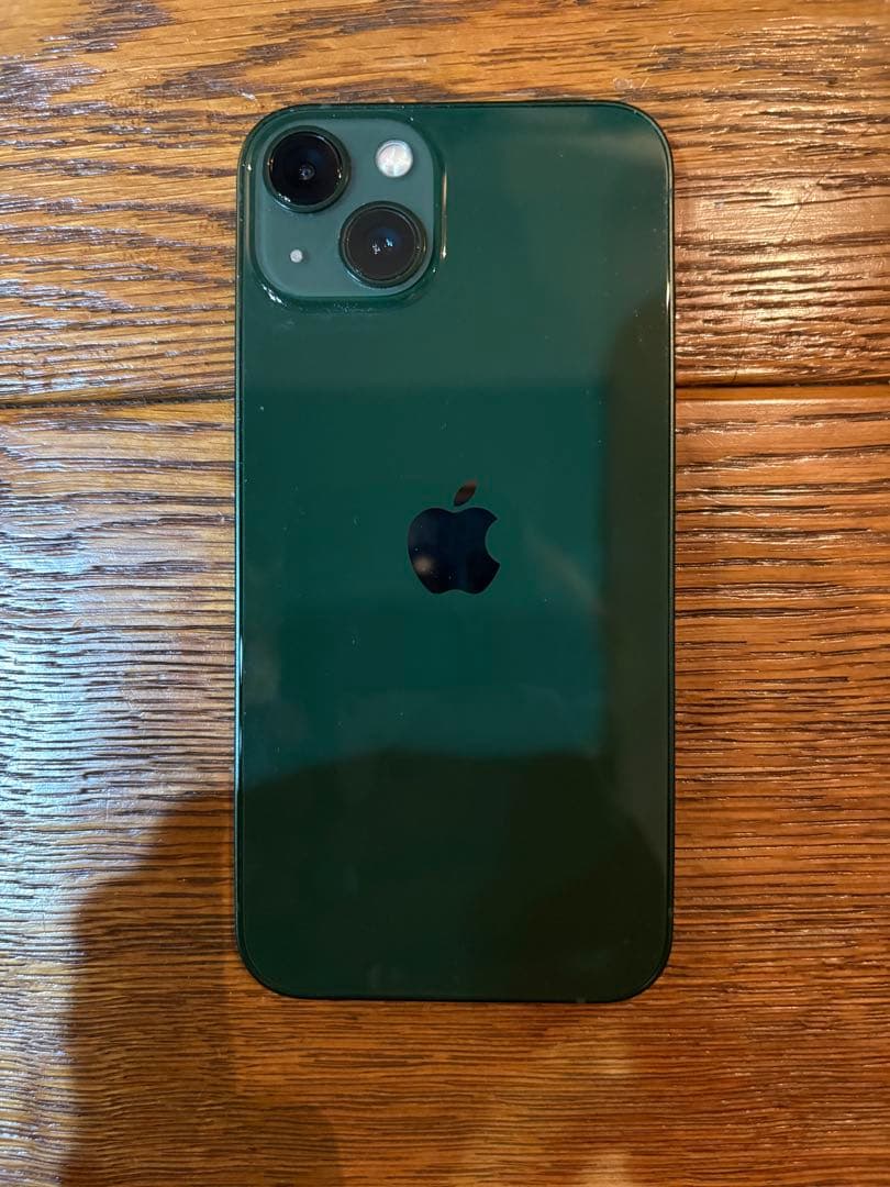 iPhone 13 128gb ミッドナイトグリーン 本体　バッテリー80%